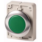 Indicator light, RMQ-Titan, flat, green, Front ring stainless steel