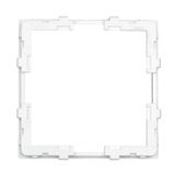 Adapter frame 55x55mm to 50x50mm, white, 1 PU = 5 pieces