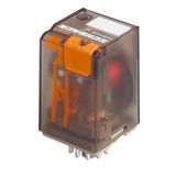 Plug-in Relay 8 pin 2 C/O 230VAC 10A, series MT