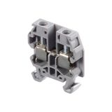 DR4/6.1 SCREW CLAMP TERMINAL BLOCK - MINIBLOCK - GREY