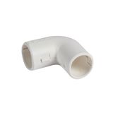 90° angle elbow IP40 Ø16mm - white RAL9010 antimicrobial