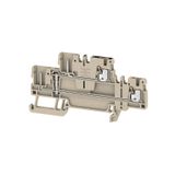 Multi-tier modular terminal, PUSH IN, 1.5 mm², 500 V, 17.5 A, Number o