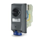 INTERLOCK.SOCKET 3P+E IP66/IP67 16A 2h