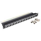 Patch panel - 24 RJ45 Cat6A FTP conn.1u