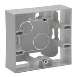 SURFACE-MOUNTING BOX 1 GANG ALUMINIUM