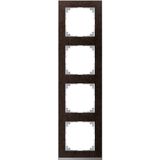 M-Pure Decor 4-gang frame Wenge