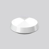 Replacement glass, moulded glass D 300 H 110 colour: white