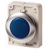 Indicator light, RMQ-Titan, flat, Blue, Front ring stainless steel