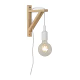 FIX Wall Light E27 excl. H22cm Wood/ White