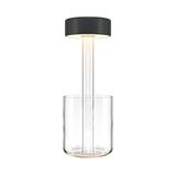 Modern AI Collaboration Battery lamp Black