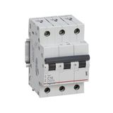 RX³ 4500A 3P 16A curve C circuit breaker