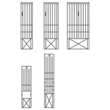 EH4CAECI EH4 Column cabinet DIN0 1600x495x224mm