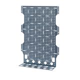 PM3x12G mounting plate perforated - bent for the socket