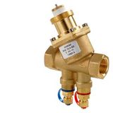 VPI46.15L0.6Q - Combi valves, internally threaded, PN25, DN15, 100...575 l/h, pressure test points