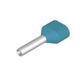 Wire end ferrule, Twin wire-end ferrule, 0.75 mm², Stripping length: 1