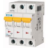 Miniature circuit breaker (MCB), 25 A, 3p, characteristic: B