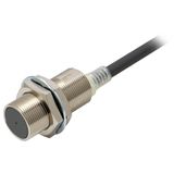 Proximity sensor, inductive, nickel brass, M18, shielded, 7 mm, AC/DC