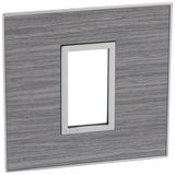 French and German standard plate square version 1 module - wood grey oak