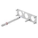 Mounting frame for industrial connector, Series: HighPower, Size: 8, N