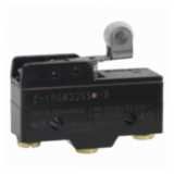 General purpose basic switch, short hinge roller lever, SPDT, 15A, dri