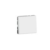 1WAY SWITCH 10AX (2 MODULES) WHITE