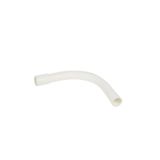 06141 Large radius handlebar 90° IP44 Ø16mm and radius 55mm - white RAL9010 antimicrobial