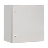 Wall-mounted enclosure 1 door IP65 H=600 W=600 D=400 mm