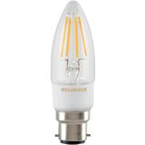 LED Bulb Filament B22 4.5W B35 2700K 470lm CL 0027290 Sylvania