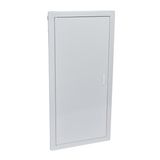 Flush-mounting cabinet Nedbox - metal door white RAL 9010 - 4 rows - 48+8 mod.