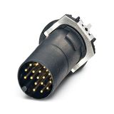 Flush-type connector