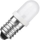 E10 Single Led T8.5x28 230V 3mA AC/DC Diffused White 20Khrs