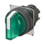 Selector A22NZ 22 dia., 3 position, Lighted, bezel plastic, auto reset