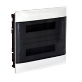 2X18M FLUSH CABINET SMOKED DOOR EARTH+XNEUTRAL TERMINAL BLOCK FOR DRY WALL