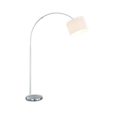 Hotel floor lamp curve E27 white