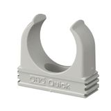 2955 F M50 STGR  Fastener Quick, self-extinguishing M50, stone grey, Polypropylene