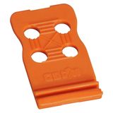 Strain relief plate 12.5 mm wide orange