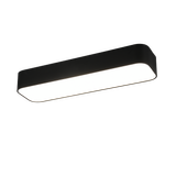 Asterion LED ceiling lamp 51 cm matt black