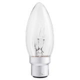 Halogen Lamp 28W B22d B35 240V Clear Patron