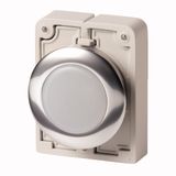 Indicator light, RMQ-Titan, Flat, white, Metal bezel