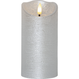 LED Pillar Candle Flamme Rustic