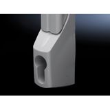 TS Comfort handle, for TS, TS IT, SE, PC, IW, for semi-cylinder, RAL 7035