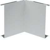 Internal corner lid for wall trunking BRS lid 80mm of sheet steel galv