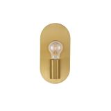 Gold Metal LED E27 1x12 Watt 230 Volt IP20 Bulb Excluded D: 12.5 W: 10 H: 25 cm