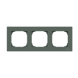 8573 CM Cover frame 3 gang 3gang Green - Sky Niessen