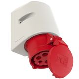 CEE-wall mounted socket 16A 5p 6h IP44 mitABV M25 13-18