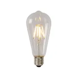 Bulb LED ST64 Filament E27/5W 550LM 2700K Clear