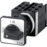 Multi-speed switches, T0, 20 A, centre mounting, 6 contact unit(s), Contacts: 11, 60 °, maintained, With 0 (Off) position, 0-Y-D-2, Design number 103
