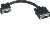 VGA Cable Female-Female 0.2m, for D-SUB Panelmounting