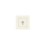 Karre Beige Sat Socket F Connector Terminated