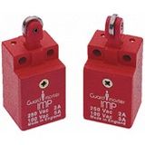 Safety Limit Switch, 15 mm Plastic, Top Push Roller, 1 NC 1 NO, BBM